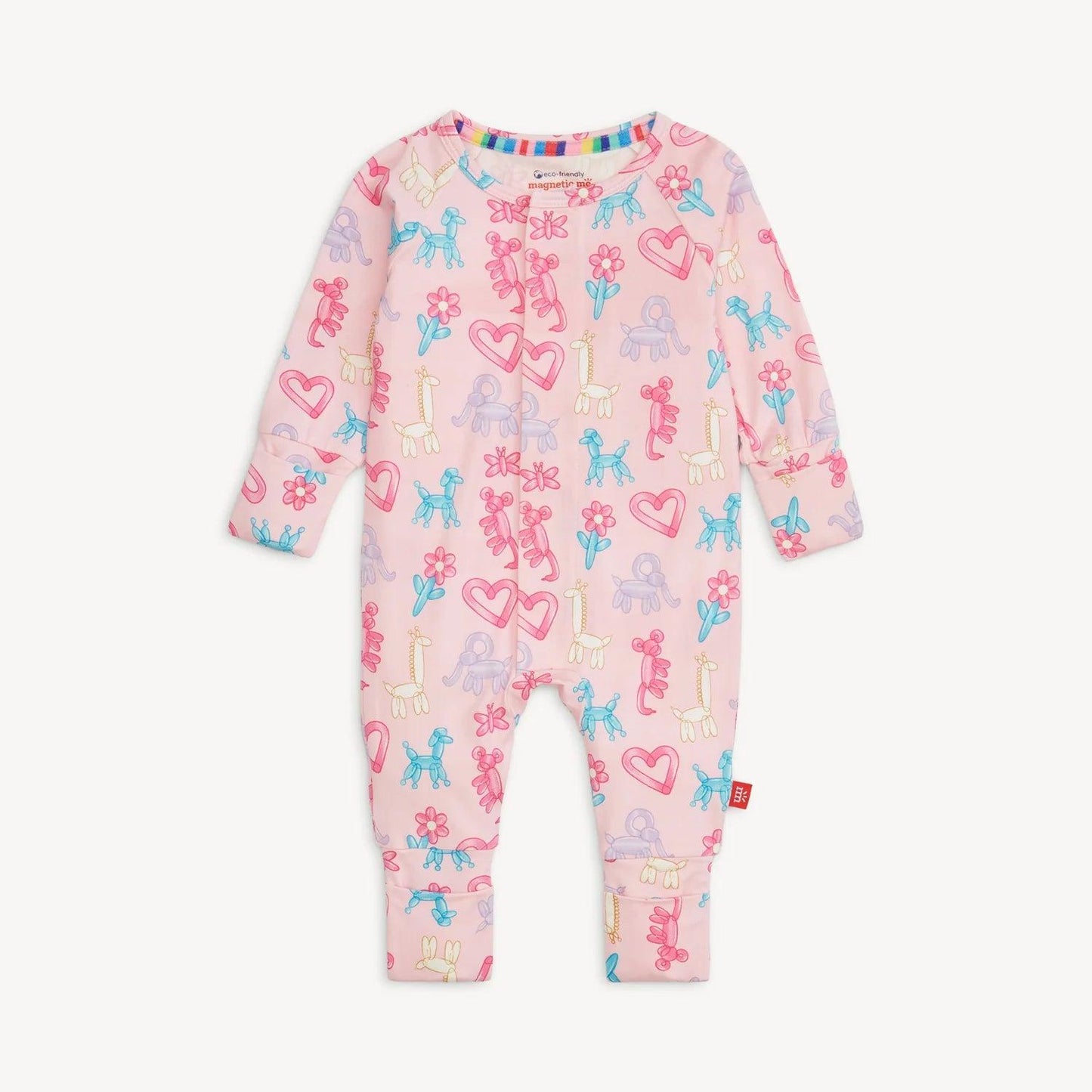Pink Party Animal Magnetic Convertible Coverall