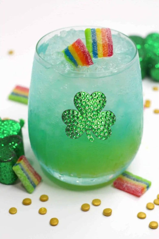 Shamrock Jeweled Glass