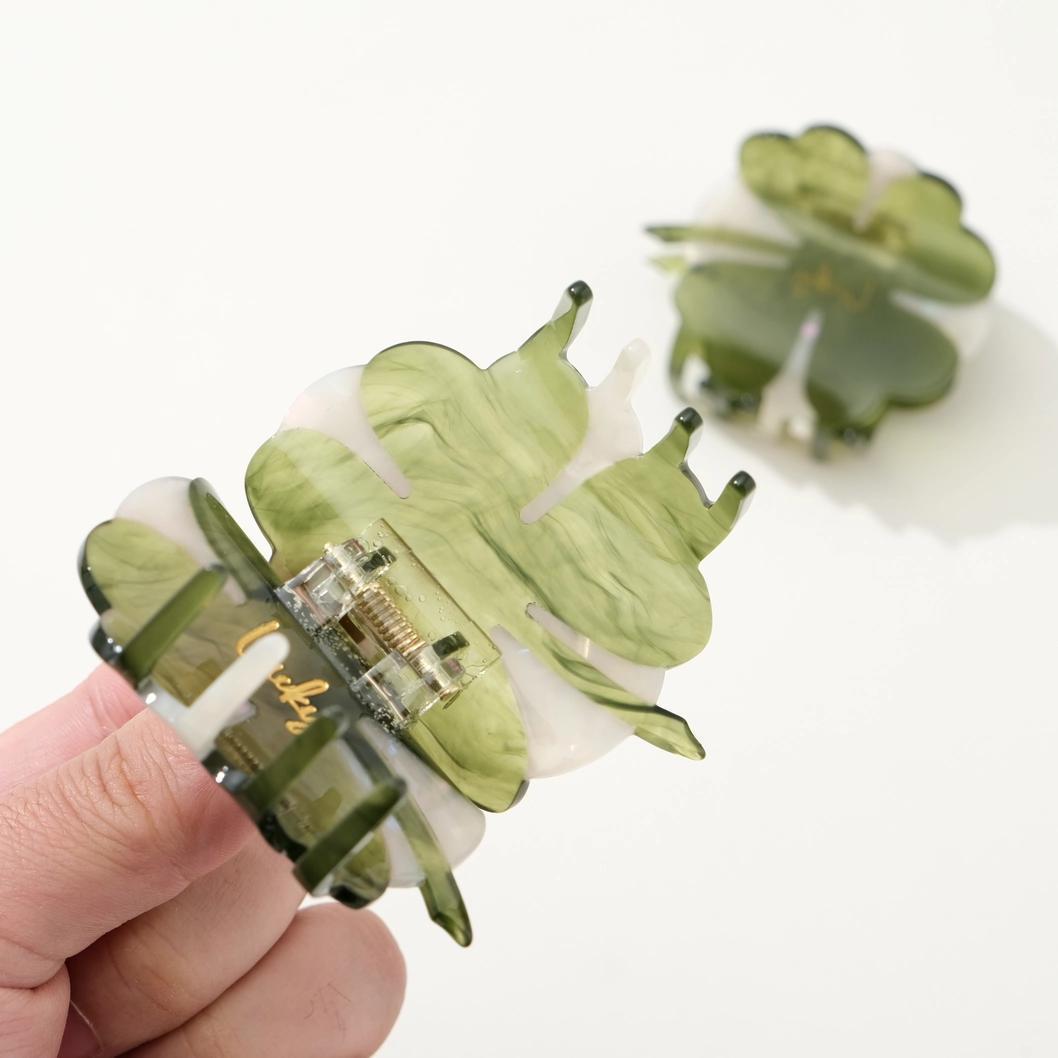 Four Leaf Clover Claw Clip