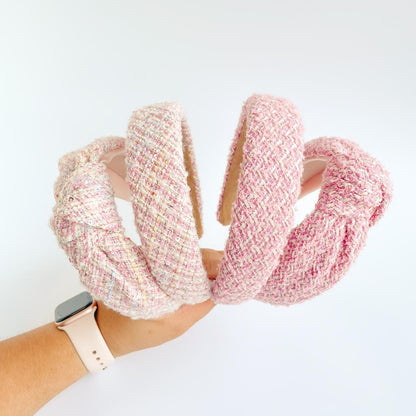 Tweed Padded Knot Headband