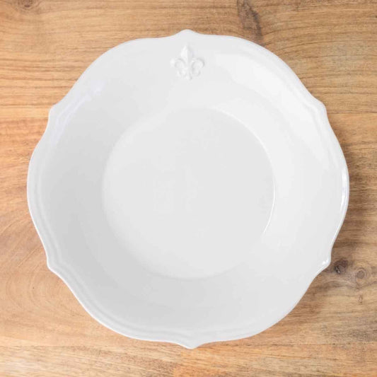 Fleur de Lis Embossed Bistro Bowl