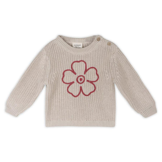 HIPPIE FLOWER BABY SWEATER