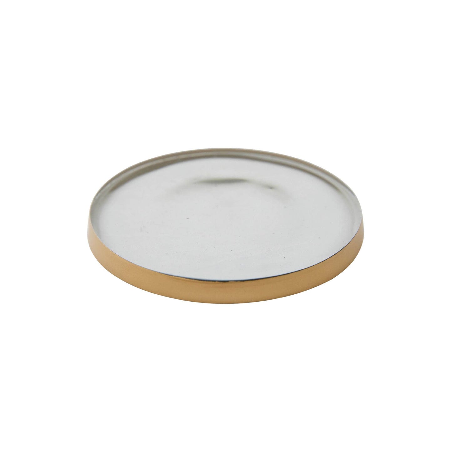 Gilded Glass Candle Coaster