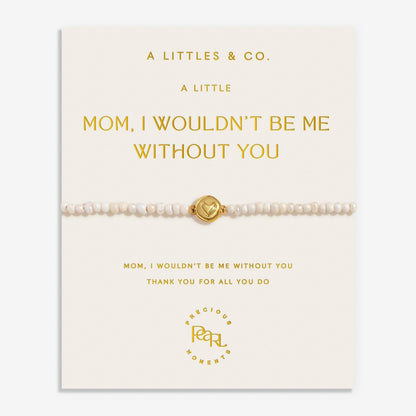 Mother's Day Pearls Heart Bracelet