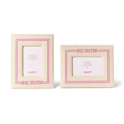 Big Sibling Embroidered Frame 4x6"