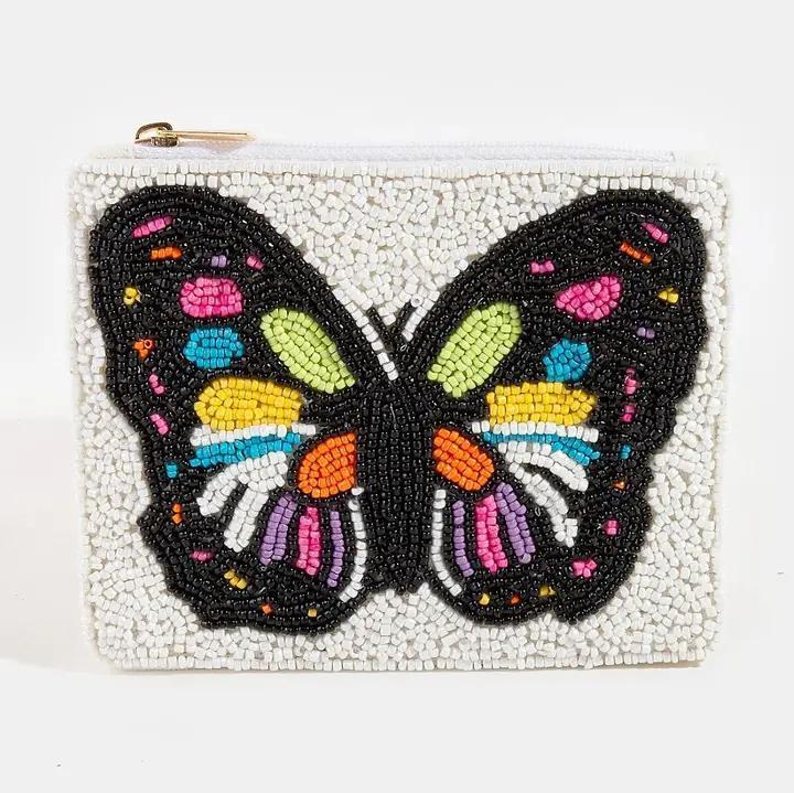Seed Beaded Coin Purse