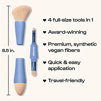 Multi-Tasker - 4-in-1 Makeup Brushes