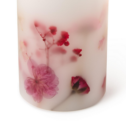 Flameless Wax Pillar Botanical Candles