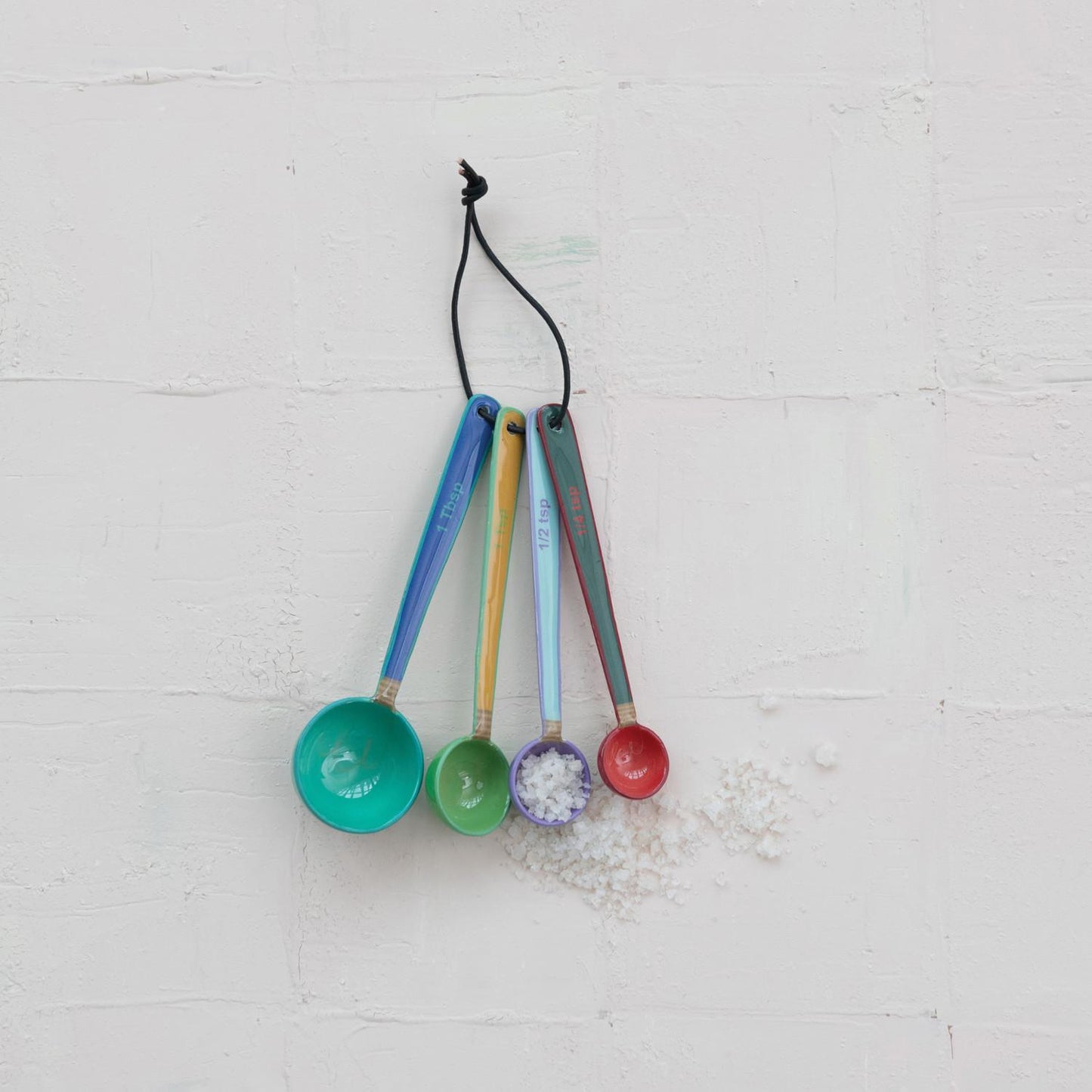 Enameled Measuring Spoon Set