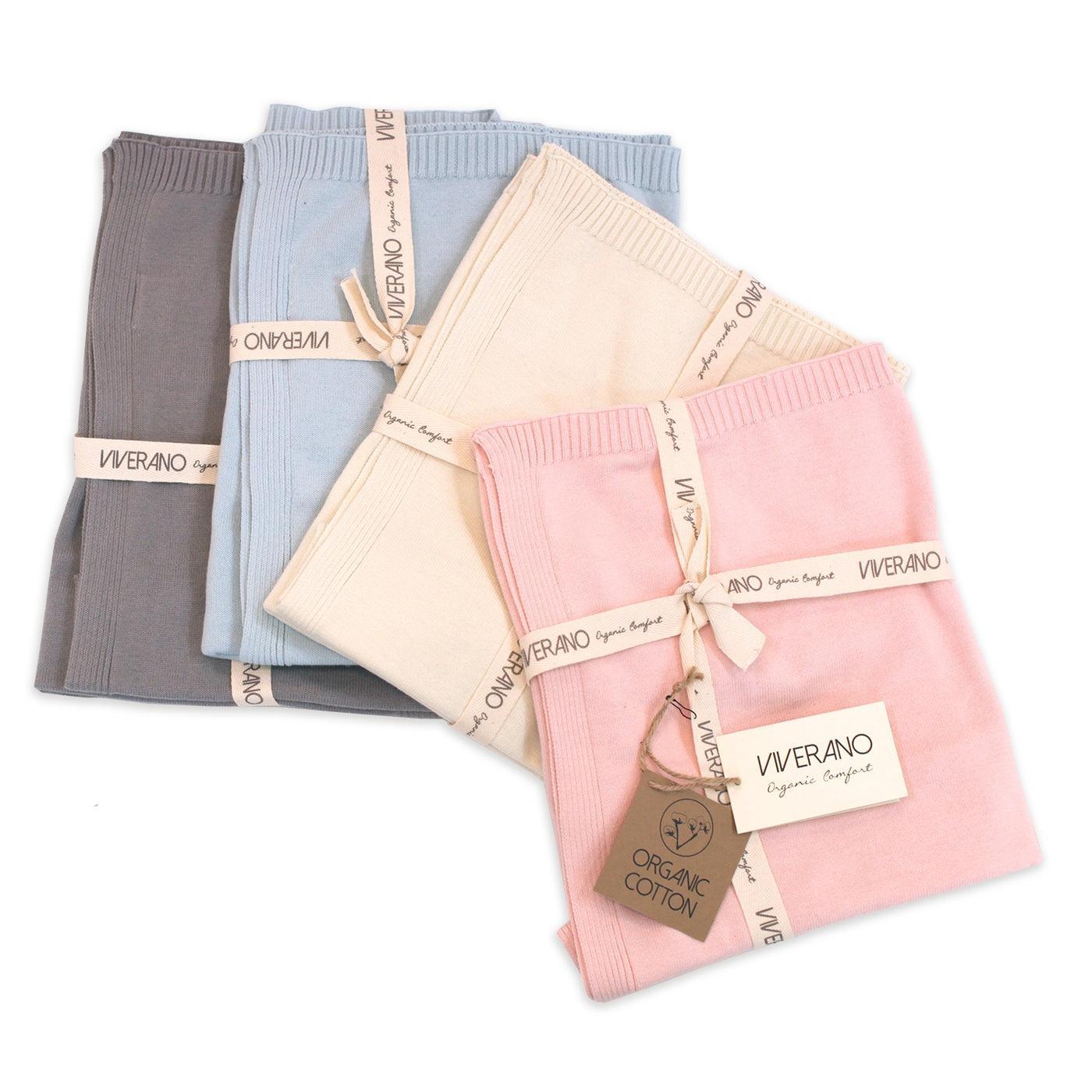 MILAN KNIT ORGANIC COTTON BABY BLANKET