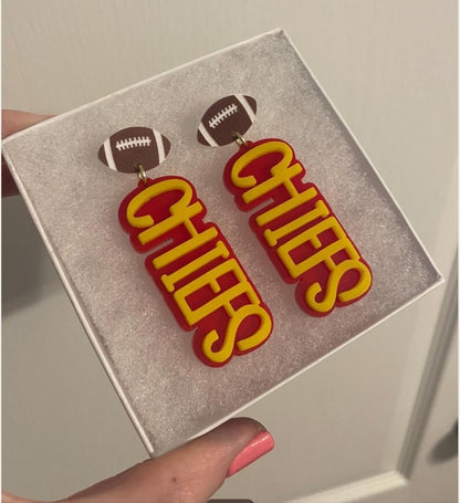 Chiefs Earrings