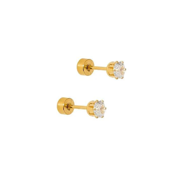 Screwback Stud Earrings