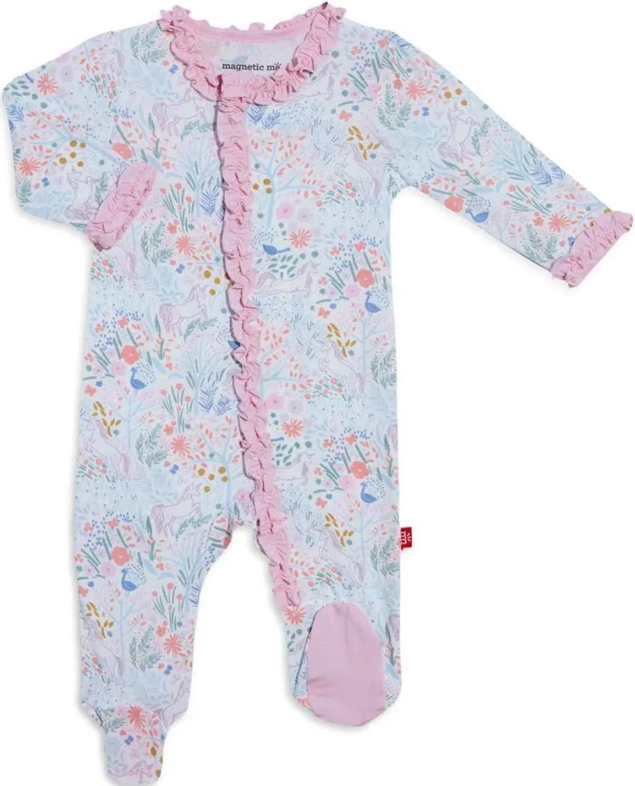 Pixie PInes Magnetic Footie with Ruffles