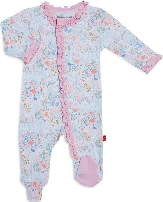 Pixie PInes Magnetic Footie with Ruffles