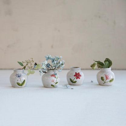 Mini Painted Flower Vase