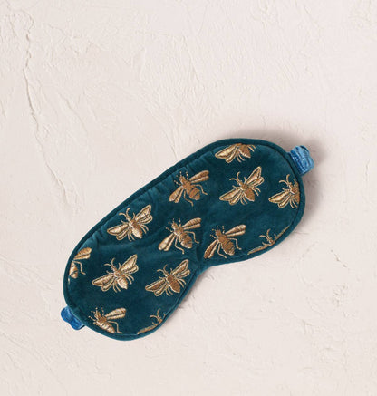 Honey Bee Rich Blue Eye Mask