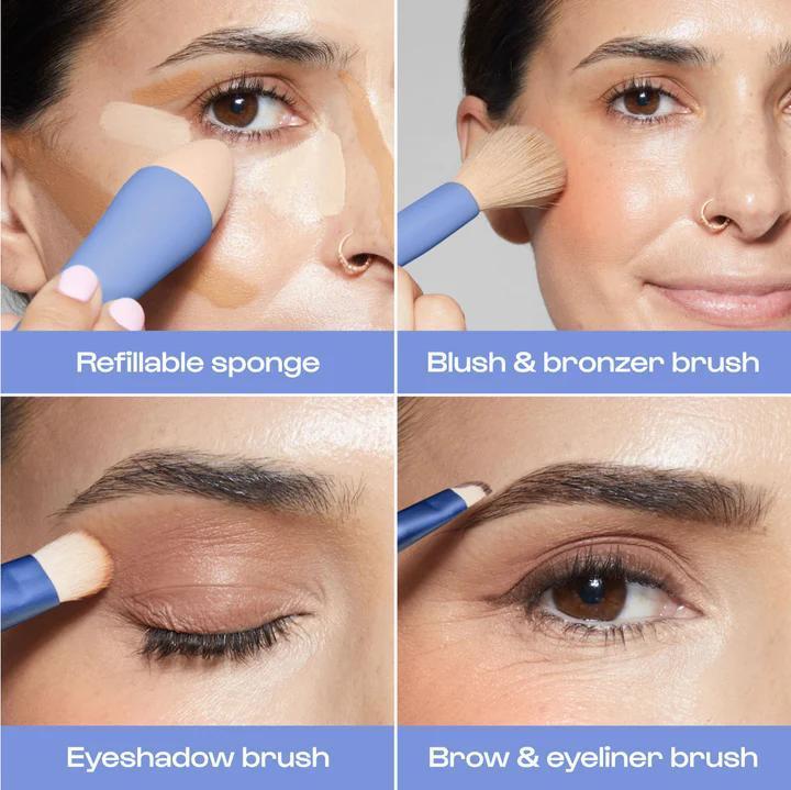 Multi-Tasker - 4-in-1 Makeup Brushes
