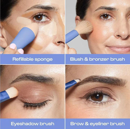 Multi-Tasker - 4-in-1 Makeup Brushes