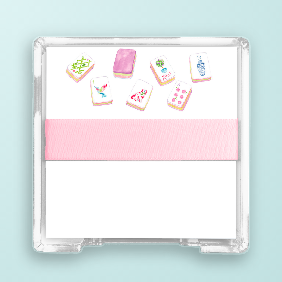 Watercolor Printed Desk Set