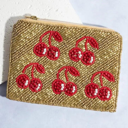 Seed Beaded Coin Purse