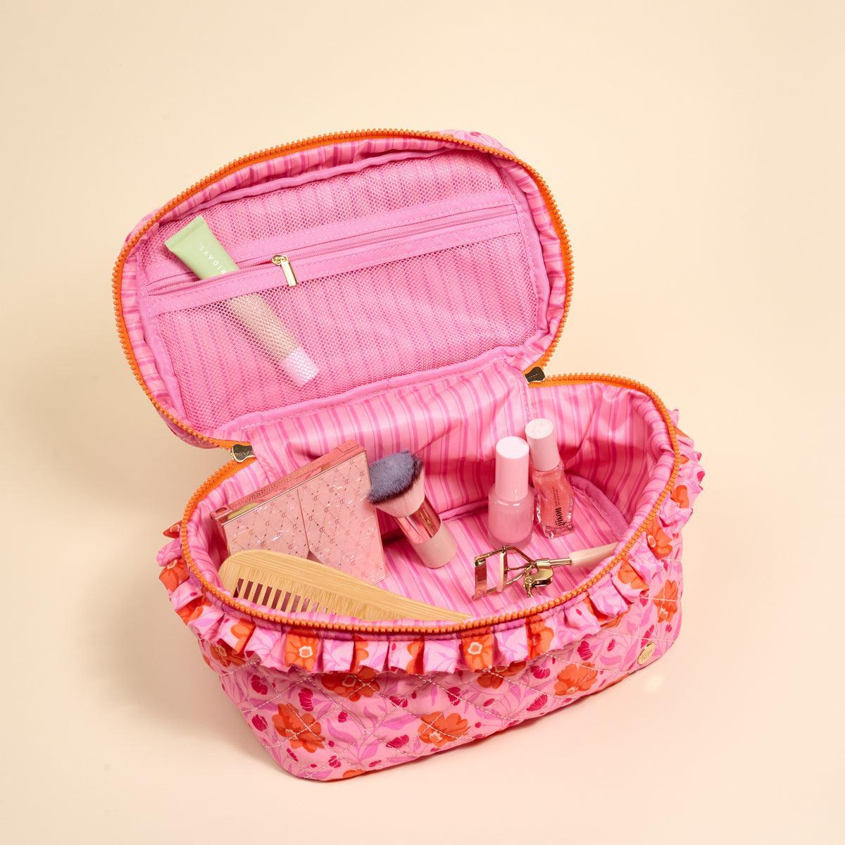 Glam & Go Quilted Cosmetic Bag