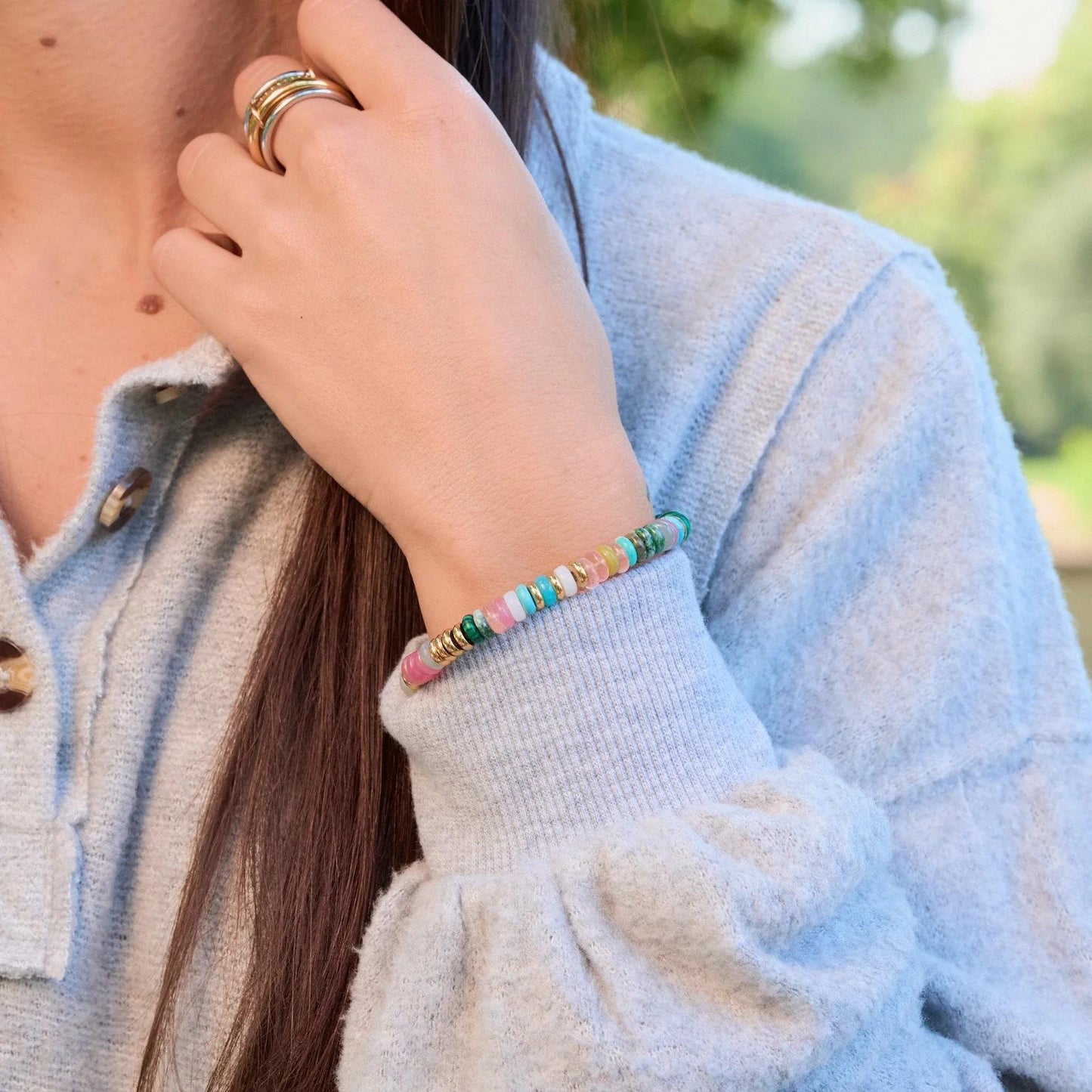 Julia Multi Beaded Bracelet