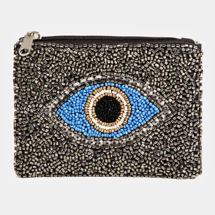 Seed Beaded Coin Purse