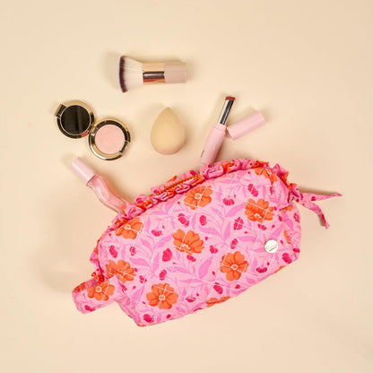Essentials Quilted Cosmetic Pouch