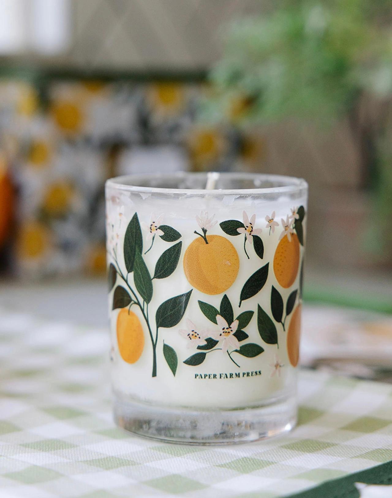 Fruit Print 6 oz. Soy Candle