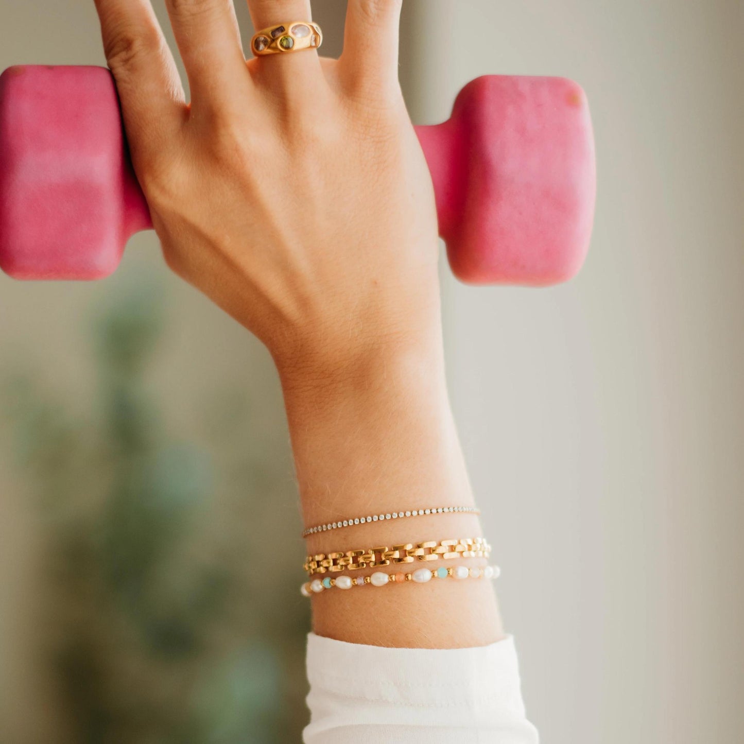 Golden Geo Bracelet