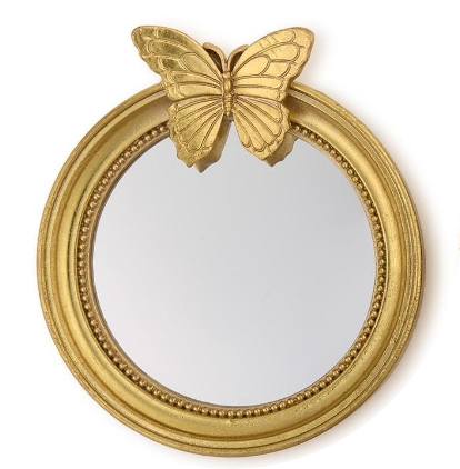 Round Mirror Garden Trinket Tray