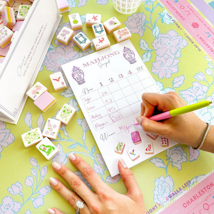 Mahjong Scorecard Pad