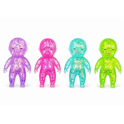 Glittered Baby Doll Squeeze Stress Relief Toy