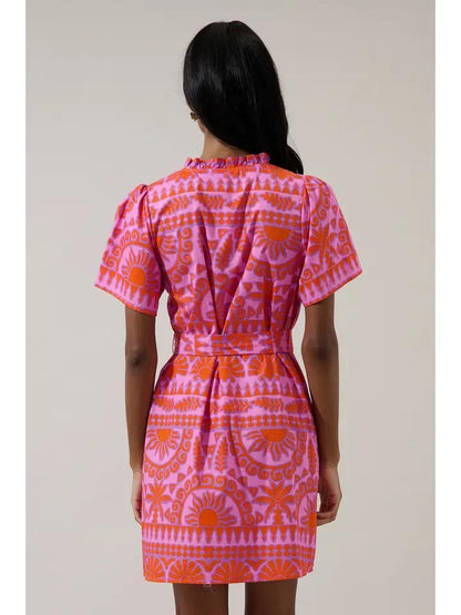 Tarie Tropical Ema Shift Mini Dress