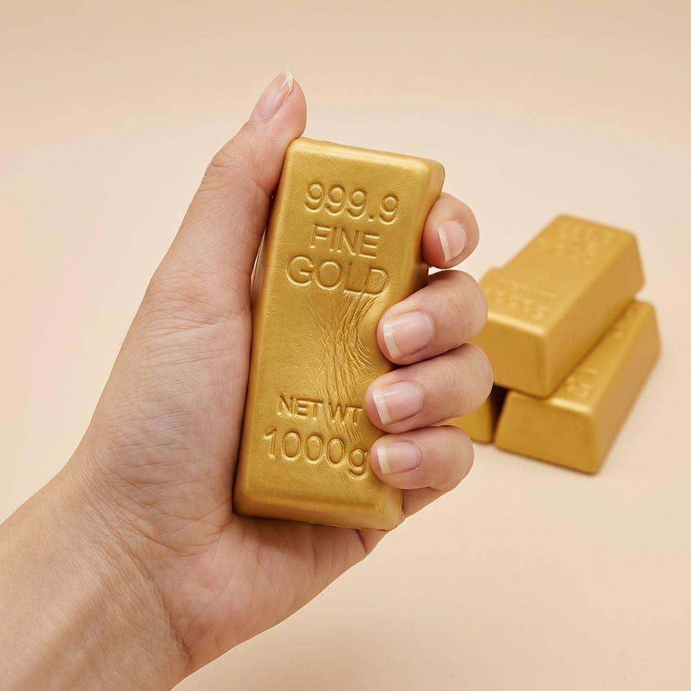 Gold Bar Squeeze Squishy Stress Relief Toy