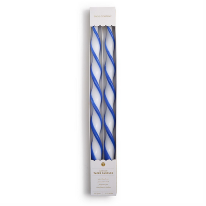 15.75" Twist & Glow Taper Candles - Set/2