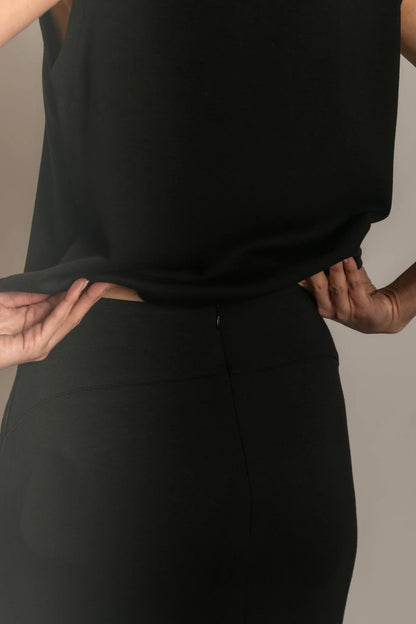 Back Slit Pencil Skirt
