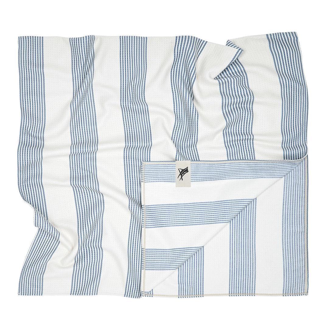 Cabana Stripe Beach Towel - Storm Cloud