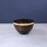 GLASS Tortoise and Gold 5.5" Bowl