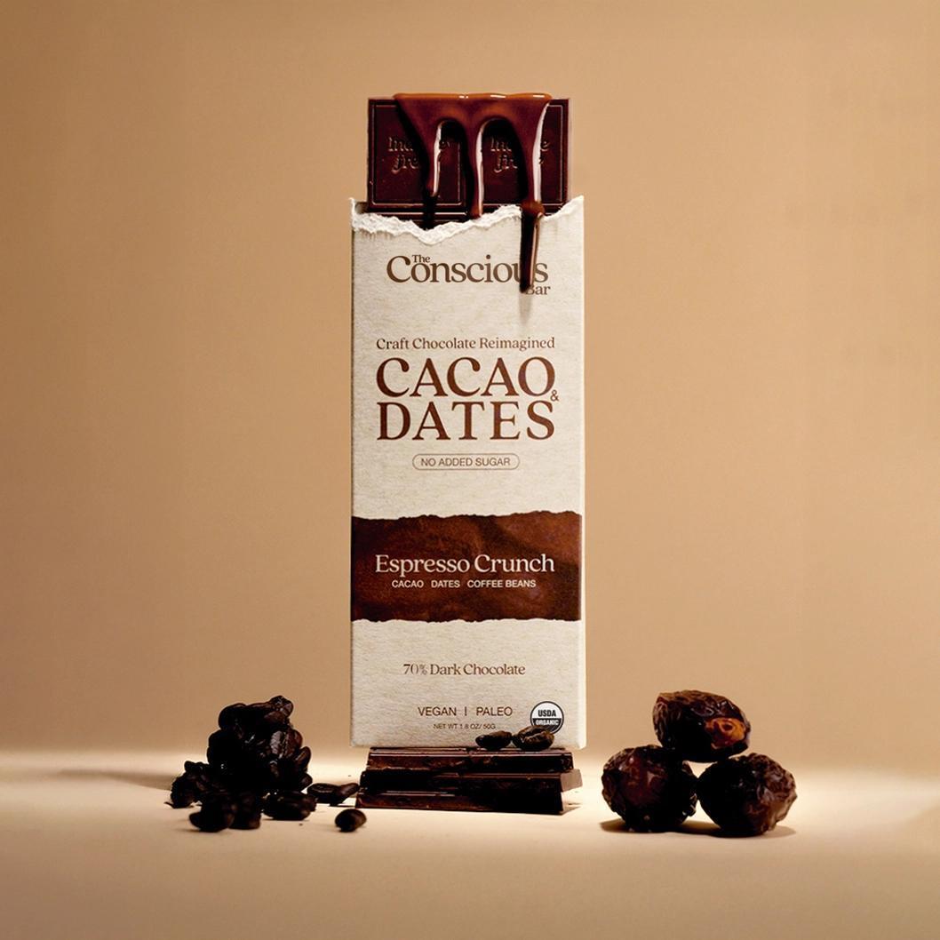 Date Sweetened Dark Chocolate Bars