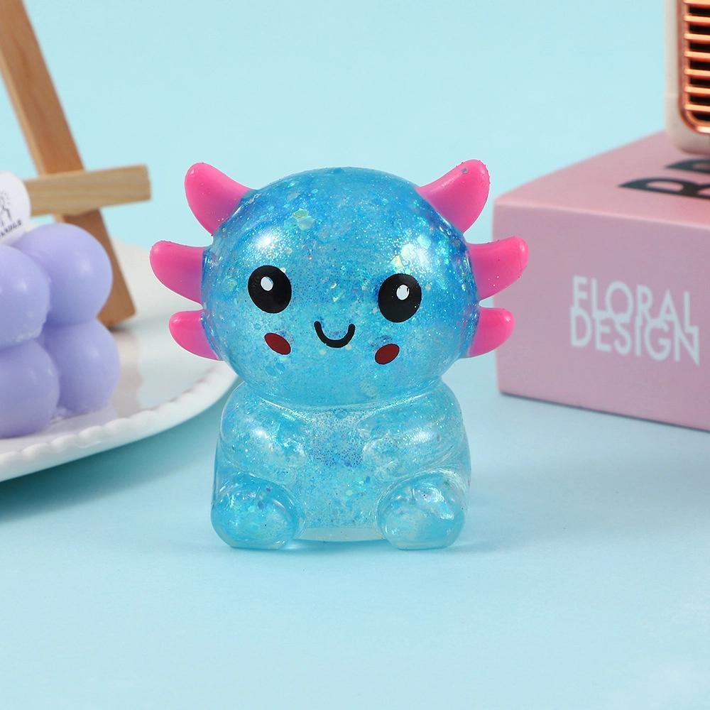 Maltose Glitter cute Salamander squishy fidget toy