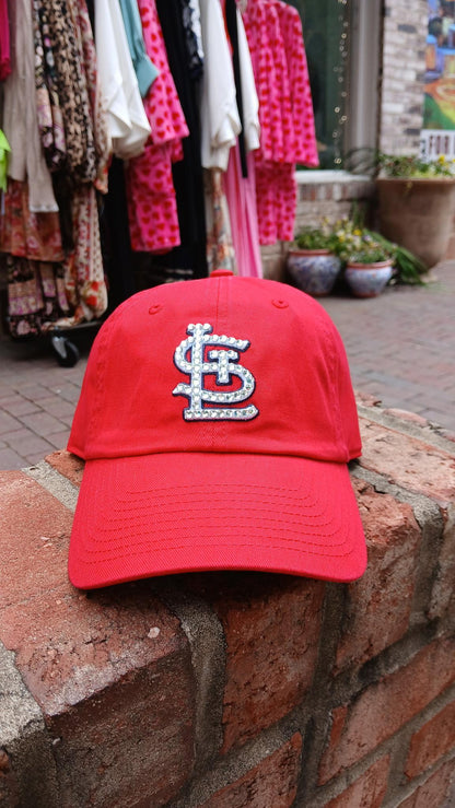 STL bling baseball hat