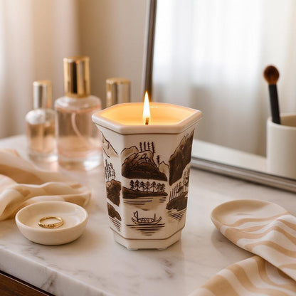 Sage & Eucalyptus Scented Soy Wax 6oz. Candle