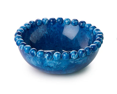 Beaded Rim Resin Bowl