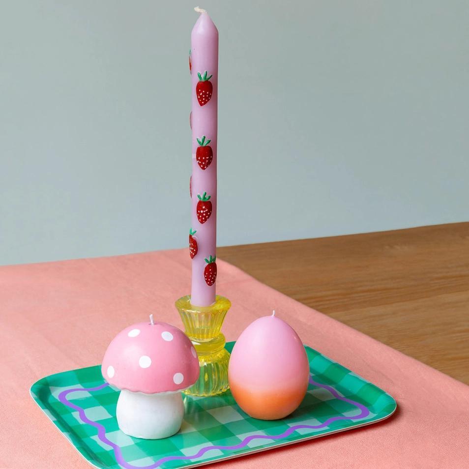 3D Color Pop Dinner Candles