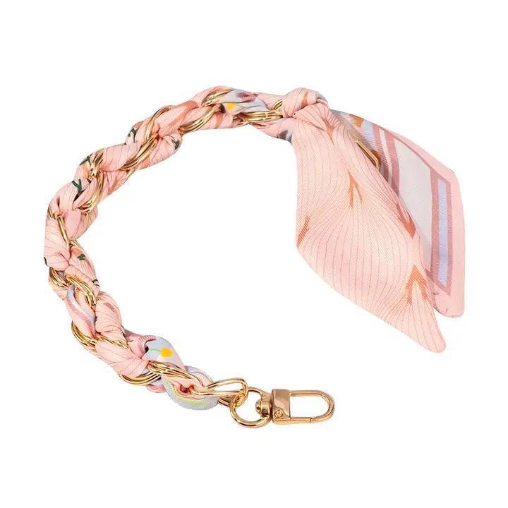 Gold Phone Chain with Scarf
