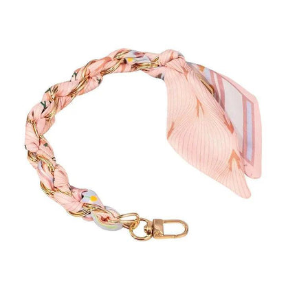 Gold Phone Chain with Scarf