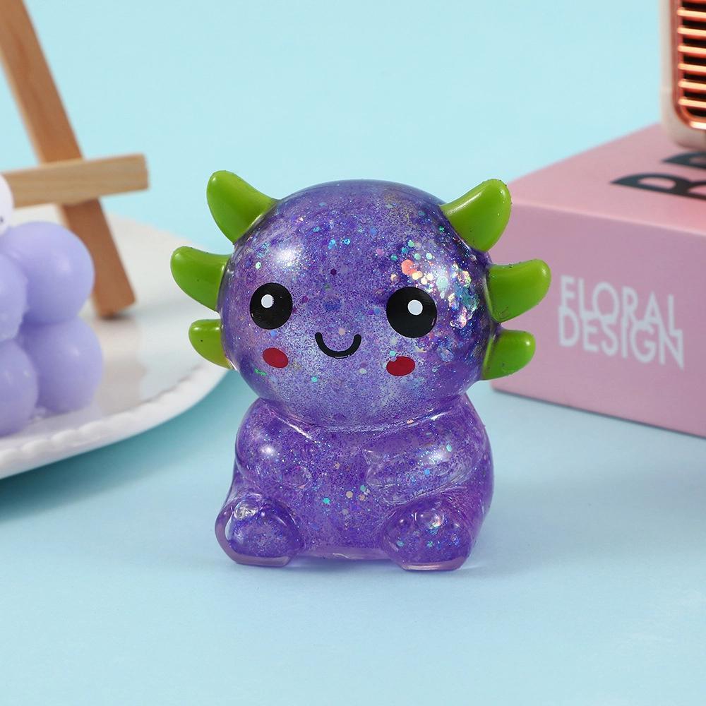 Maltose Glitter cute Salamander squishy fidget toy