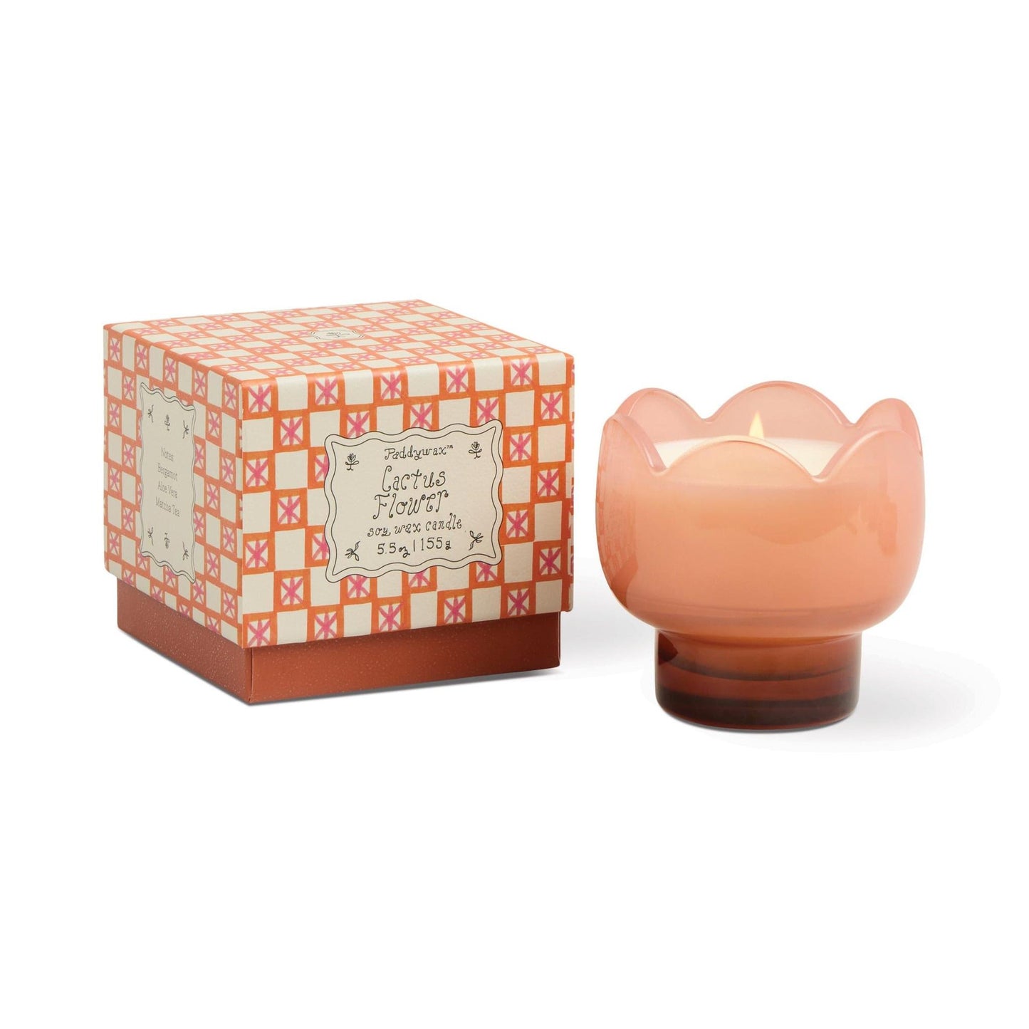 Tulip 5.5 oz. Tinted Glass Candle