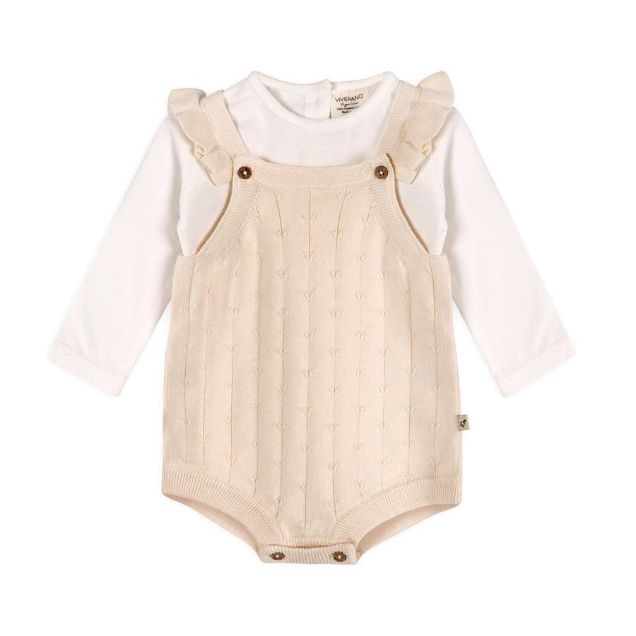 KNIT ROMPER SET